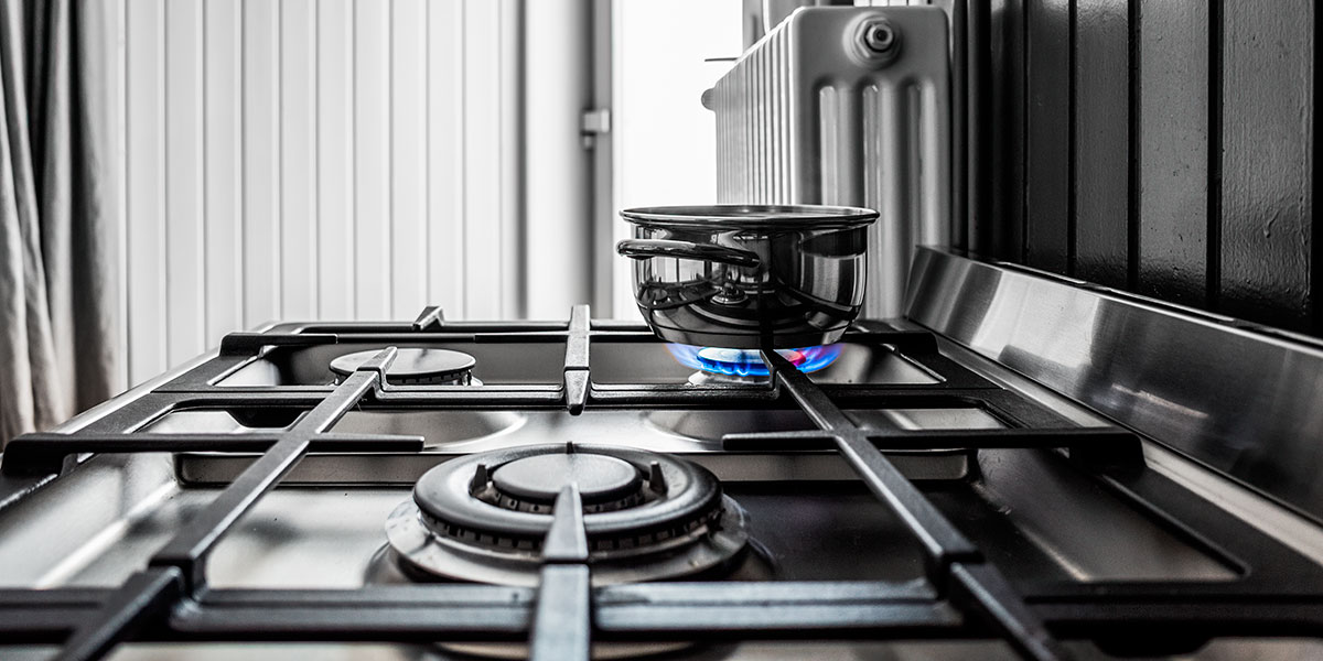 cocinar con gas o electricidad