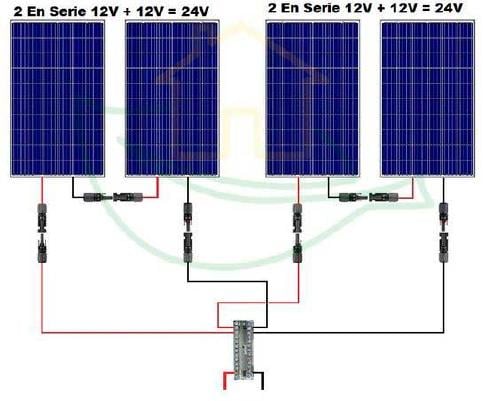 Montaje mixto paneles fotovoltaicos