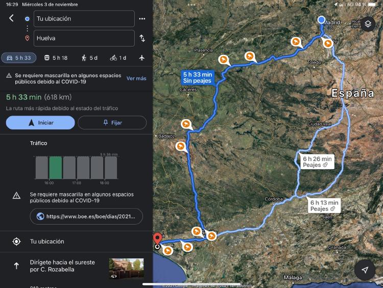 Cómo crear una ruta en Google Maps.